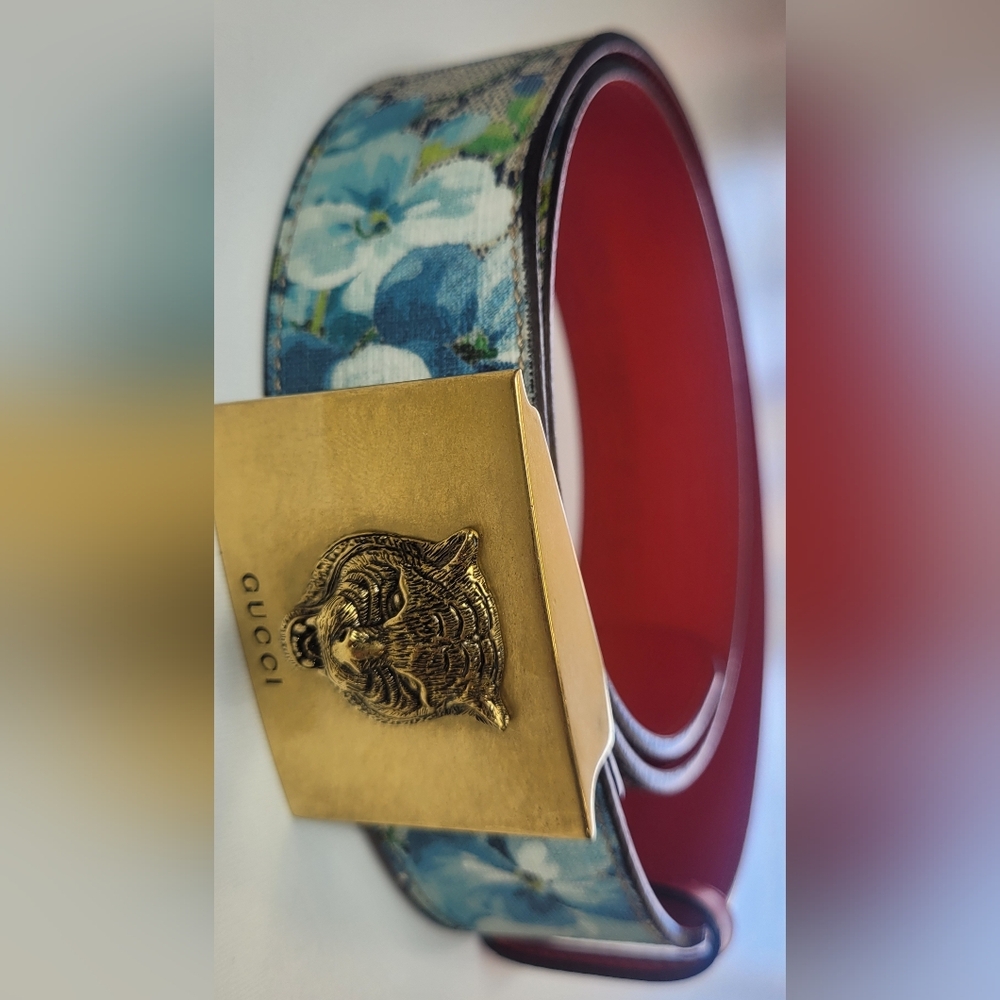 Gucci Blooms Tiger Belt - Picture 2 of 6